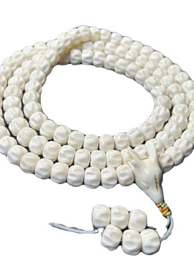 天然鹿角百香籽手链108雕刻百香