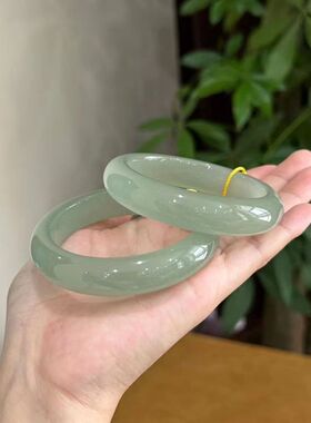 玉镯东陵玉手镯晴水手镯冰种高品