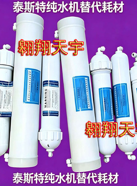 泰斯特实验室纯水机树脂混床AB初级过滤组件RO反渗透膜安全过滤件