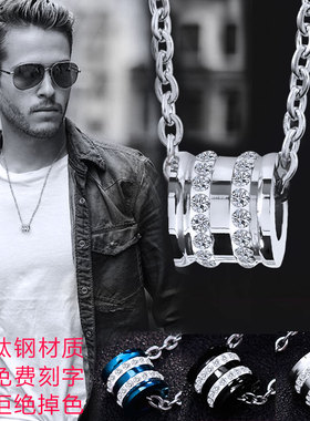 INS日韩版潮人网红男生嘻哈项链