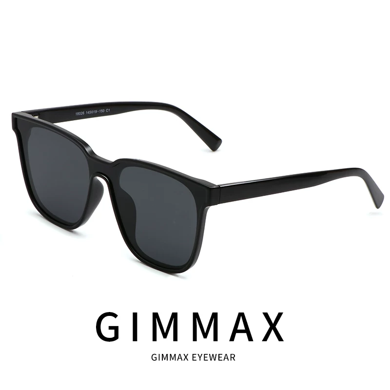 Солнцезащитные очки Gimmax Qingmo для женщин, поляризованные, крупная форма, тонкие солнцезащитные очки, анти-ультрафиолетовый прилив