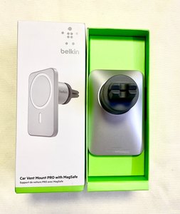 贝尔金Belkin车载支架magsafe磁吸支架适用于iPhone12-15导航支架
