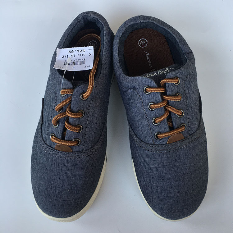 2021春秋小学生中大童男帆布鞋2021外贸平底系带29-39码亲子鞋