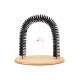 Arch hair rub cat massager