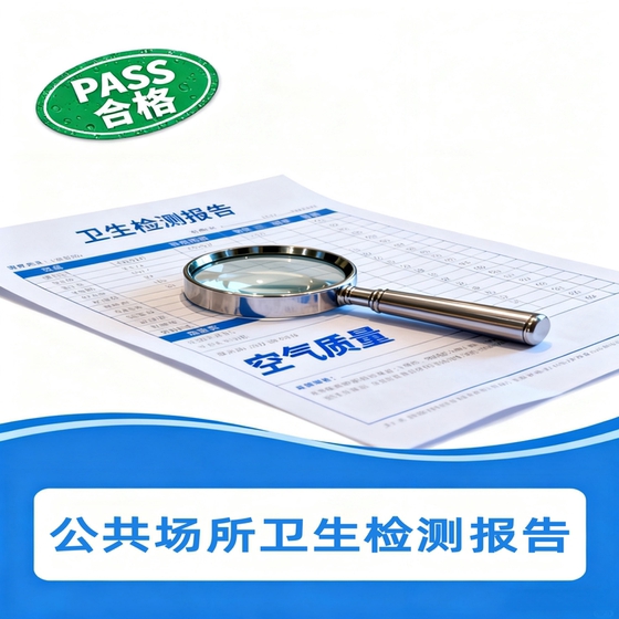 Public place health test report air environment water quality air conditioning beauty salon hotel health license