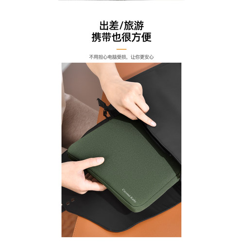 适用于联想拯救者R9000P/Y9000P电脑包16英寸加绒内胆包R7000/Y7000时尚防水保护套15.6英寸手提包17.3寸 - 图1