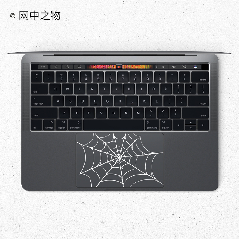 SkinAT适用苹果电脑保护膜 MacBook Air15/Pro触控板创意透明贴纸 - 图1