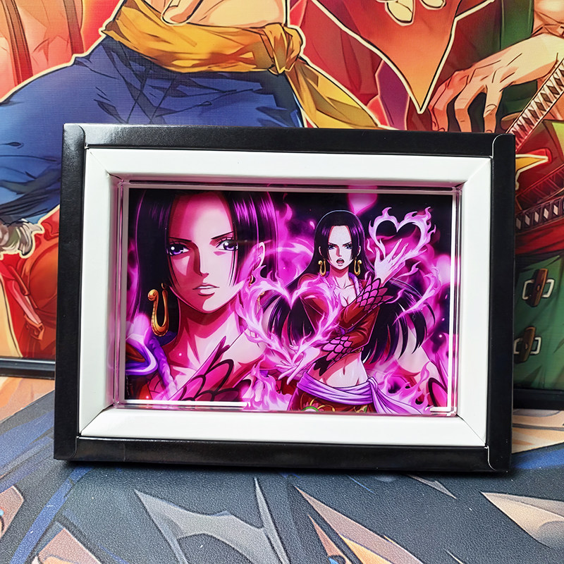 航海海贼王动漫亚克力水晶砖路飞索隆女帝汉库克桌面立牌摆件谷子,淘宝优惠券,粉丝福利购,淘宝优惠卷