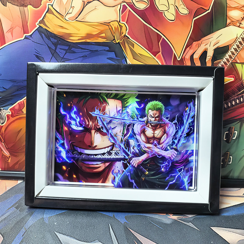 航海海贼王动漫亚克力水晶砖路飞索隆女帝汉库克桌面立牌摆件谷子,淘宝优惠券,粉丝福利购,淘宝优惠卷