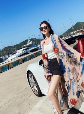百搭风防晒春秋海边超大沙滩巾