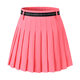Golf women's short skirts with anti-exposure and anti-warm drooping