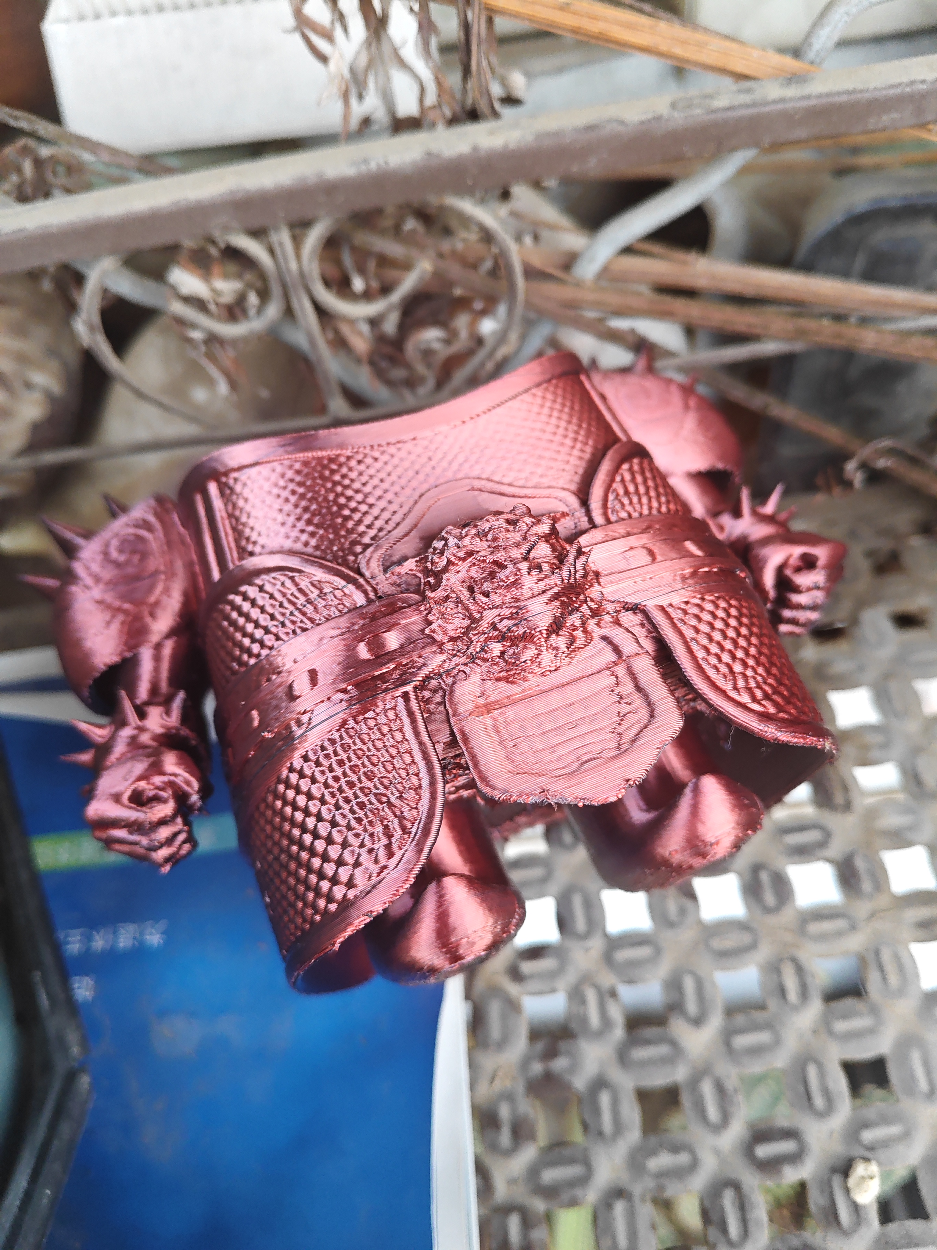 网红盔甲块根盆潮流迷你花盆3d打印桌面绿植芦荟肉肉仙人球盆包邮 - 图2