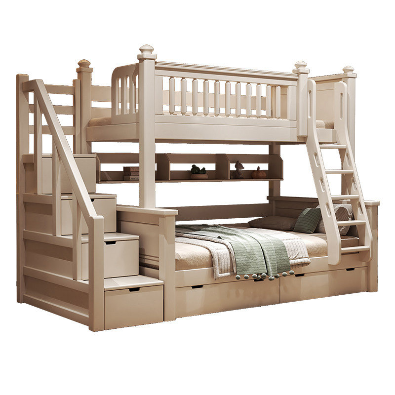 全实木上下铺双层床子母床小户型加厚儿童高低床双层床两层上下床,淘宝优惠券,粉丝福利购,淘宝优惠卷