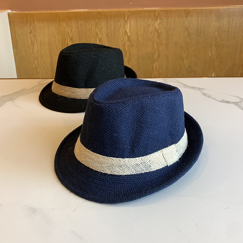 清仓特价大甩卖!帽子女亚麻爵士帽亲子帽母女礼帽潮百搭英伦风男 - 图1