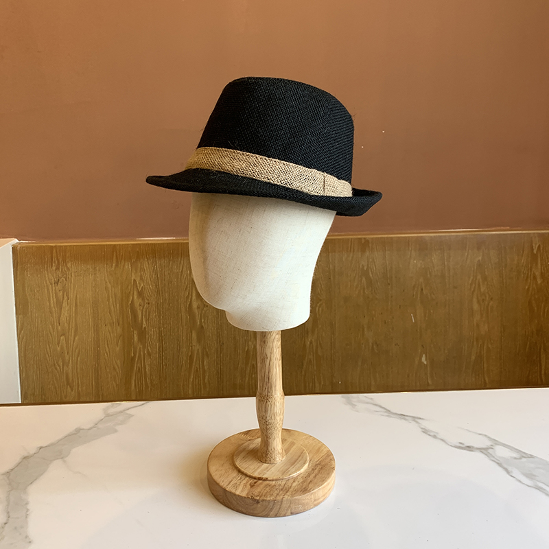 清仓特价大甩卖!帽子女亚麻爵士帽亲子帽母女礼帽潮百搭英伦风男 - 图2