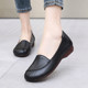 Beef tendon sole slip-on genuine leather soft sole mom's shoes