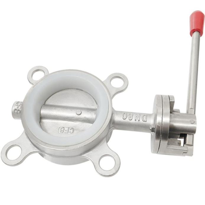 304不锈钢手动对夹蝶阀D71X-16P衬硅胶丁晴四氟开关水阀DN50 100,淘宝优惠券,粉丝福利购,淘宝优惠卷