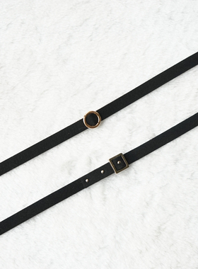 周冬雨颈圈锁骨链女choker项圈颈链黑色项链颈带脖子饰品气质脖链