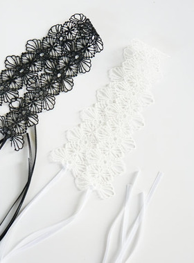 项圈锁骨链女蕾丝颈链颈带脖颈链潮脖链脖子饰品chocker配饰项链