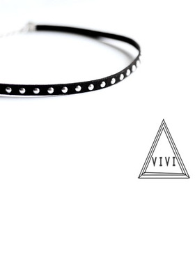 choker黑色颈链项圈脖子饰品