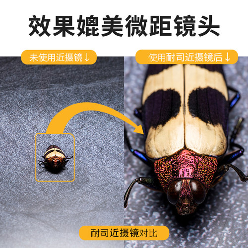 NiSi耐司 近摄镜二代49 55 58 62 67 72 77 82mm专业近拍利器高级微距镜花草昆虫钻石首饰放大镜微拍镜头滤镜 - 图2