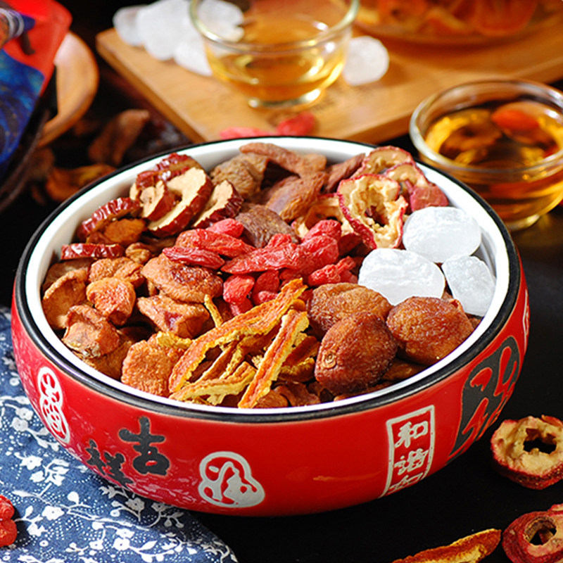 莫园杏皮茶料包敦煌杏皮茶手工自熬配料孕妇可喝480g每袋8小包_虎窝淘