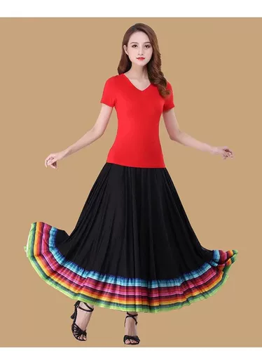 Комплект, этническая длинная юбка, 6м