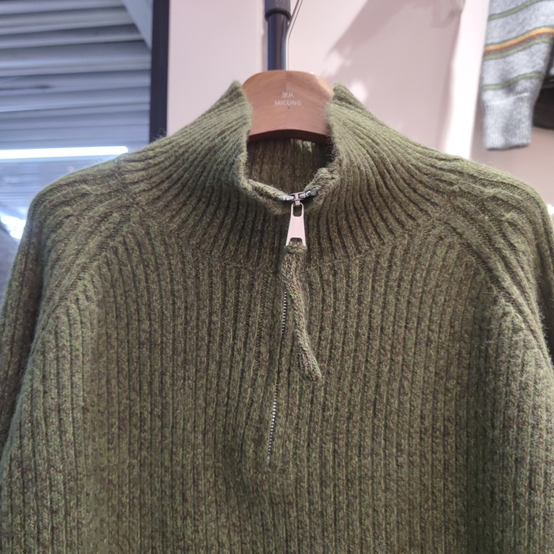 58105秋冬女半高领长袖针织衫毛衣套头打底衫拉链宽松专柜品质,淘宝优惠券,粉丝福利购,淘宝优惠卷