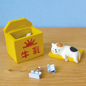 日式风天然守财邮筒树脂摆件