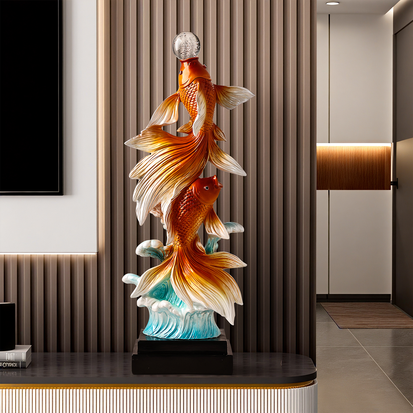 贝汉美入户玄关装饰摆件客厅2025新款电视柜轻奢装饰乔迁新居礼品,淘宝优惠券,粉丝福利购,淘宝优惠卷