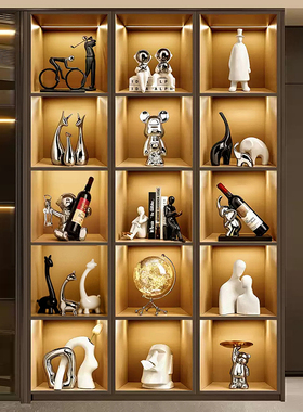 贝汉美轻酒柜玄关一站式搭配