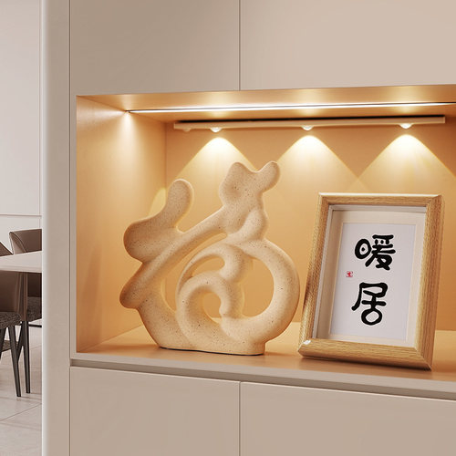 贝汉美洪福摆件现代简约家居客厅酒柜电视柜装饰品乔迁新居礼品 - 图2