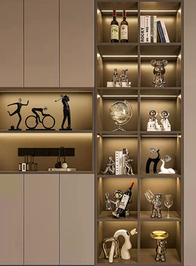 贝汉美陶瓷装饰轻奢酒柜客厅高档