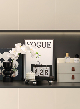 乔迁新居礼物轻奢高档客厅置物架