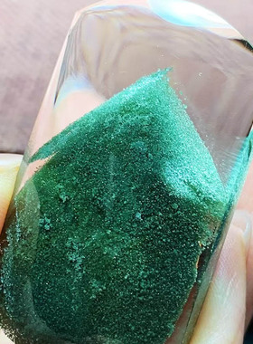 魅晶天然水晶吊坠聚宝盆水滴