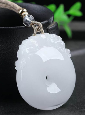 魅晶天然原矿水晶吊坠