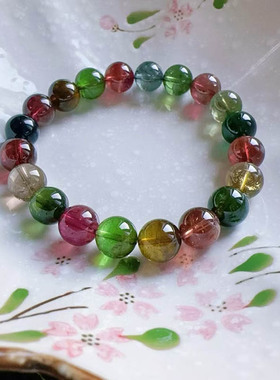 魅晶天然水晶瞳晶手链