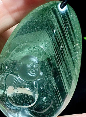 魅晶水晶晶体通透吊坠
