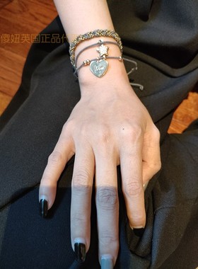 时尚三条手链搭配手链
