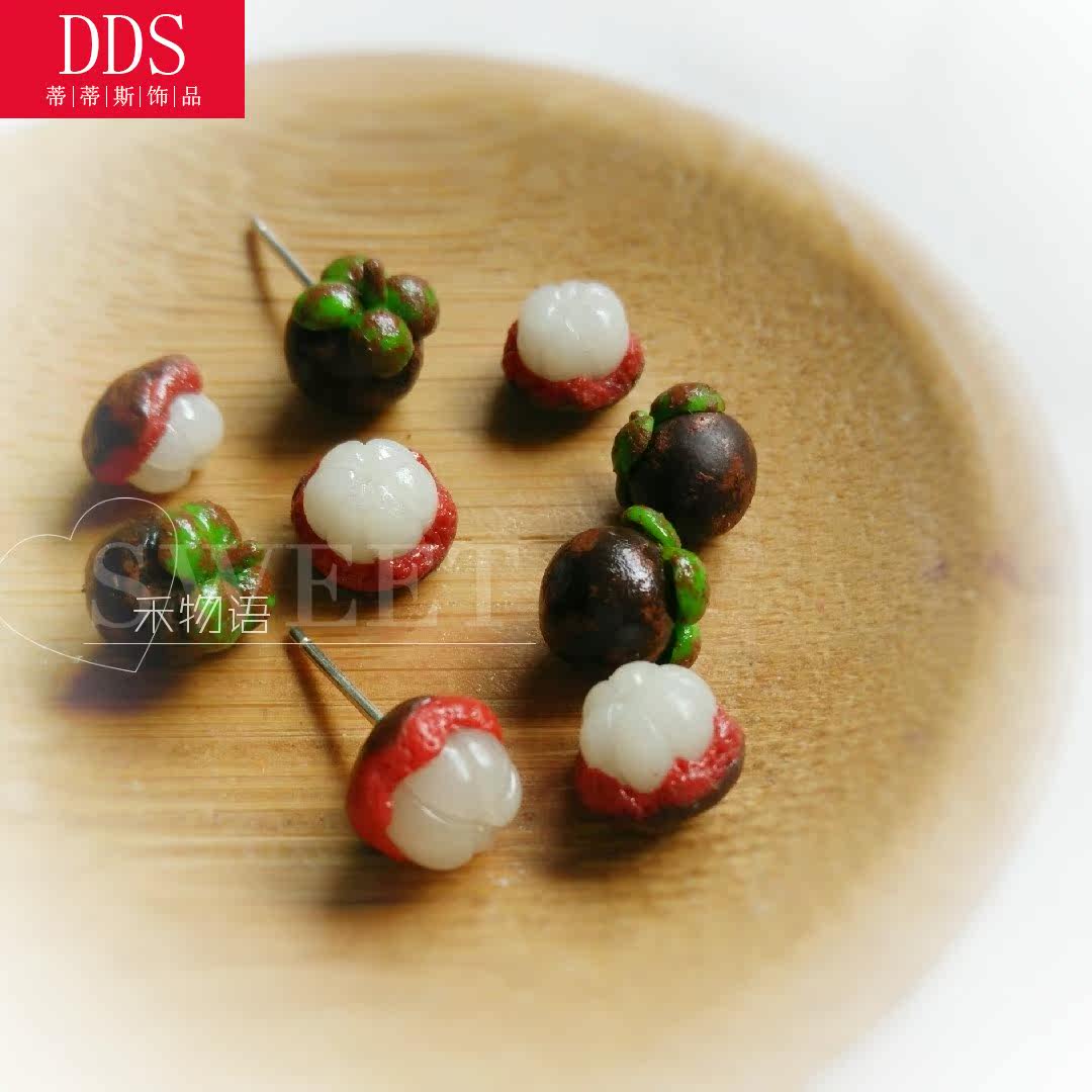 山竹个性迷你百搭新款2019耳钉 蒂蒂斯耳钉