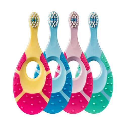 Детская зубная щетка, зубная паста, детский мягкий комплект для раннего возраста, 0-1-2-3-6 лет