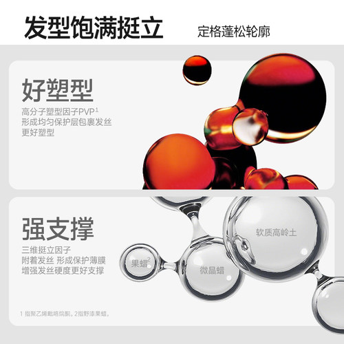 杰威尔发蜡哑光发泥男士发胶定型清香喷雾自然蓬松短头发定型神器 - 图0