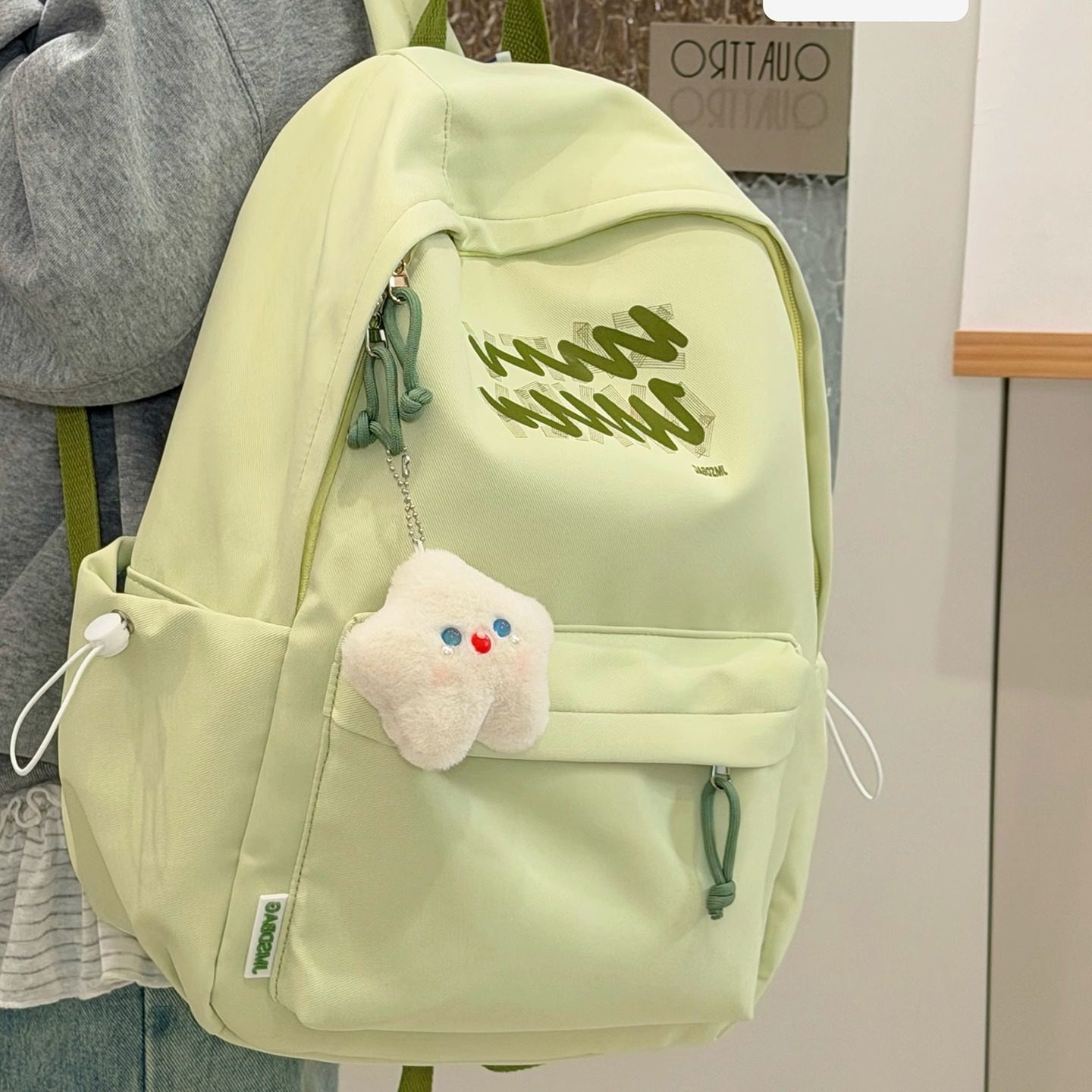 校园日系简约休闲双肩包初中女生高中学生书包女轻便旅行电脑背包,淘宝优惠券,粉丝福利购,淘宝优惠卷