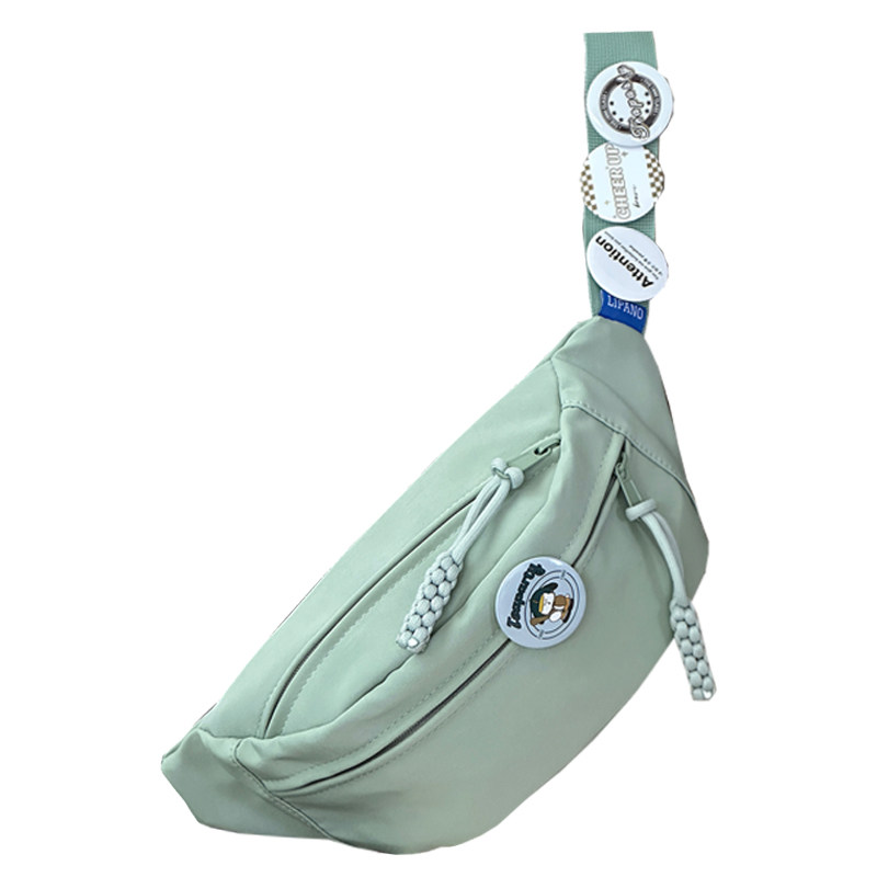 运动休闲胸包 日系小众简约百搭ins腰包少女包包潮学生斜挎包轻便,淘宝优惠券,粉丝福利购,淘宝优惠卷