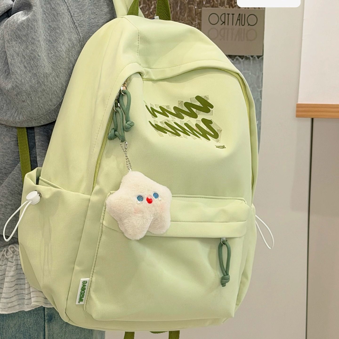 日系ins风简约大容量上课书包女 初中女生高中学生双肩包轻便背包,淘宝优惠券,粉丝福利购,淘宝优惠卷