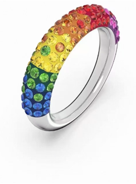 新款彩色素圈项链手镯耳环戒指女