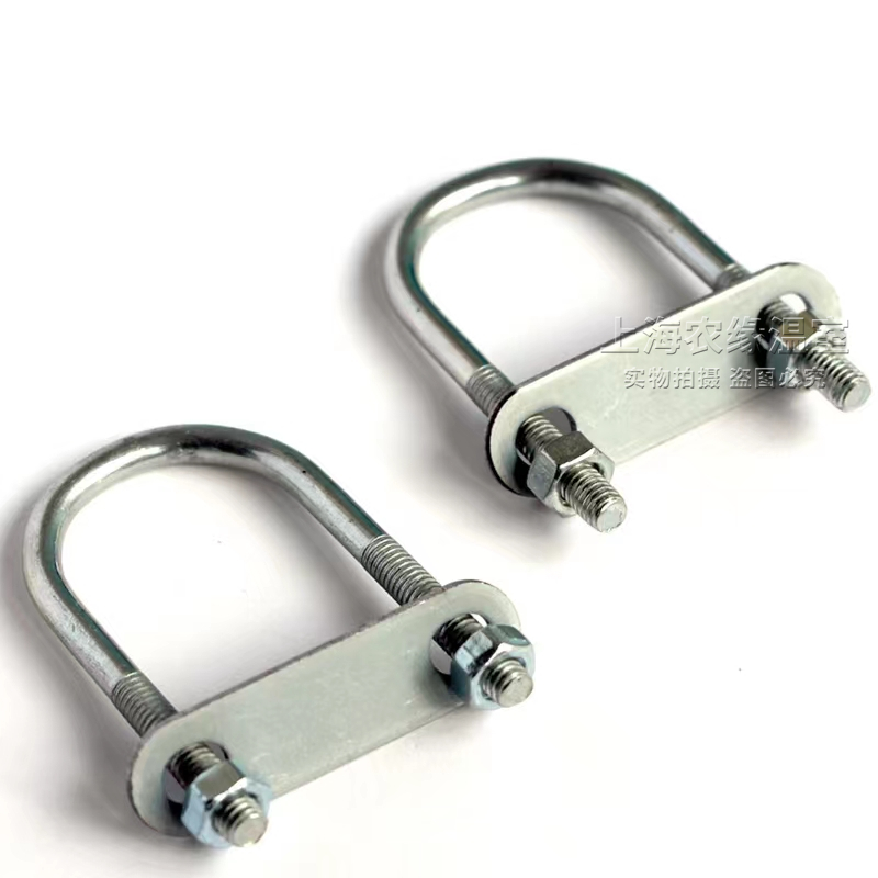 养殖葡萄温室大棚配件骨架斜撑固定卡交叉U型卡热镀锌加长U型卡扣,淘宝优惠券,粉丝福利购,淘宝优惠卷