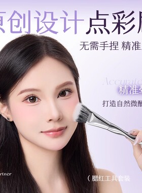 荔树3+1腮红粉扑点彩刷搭子套装