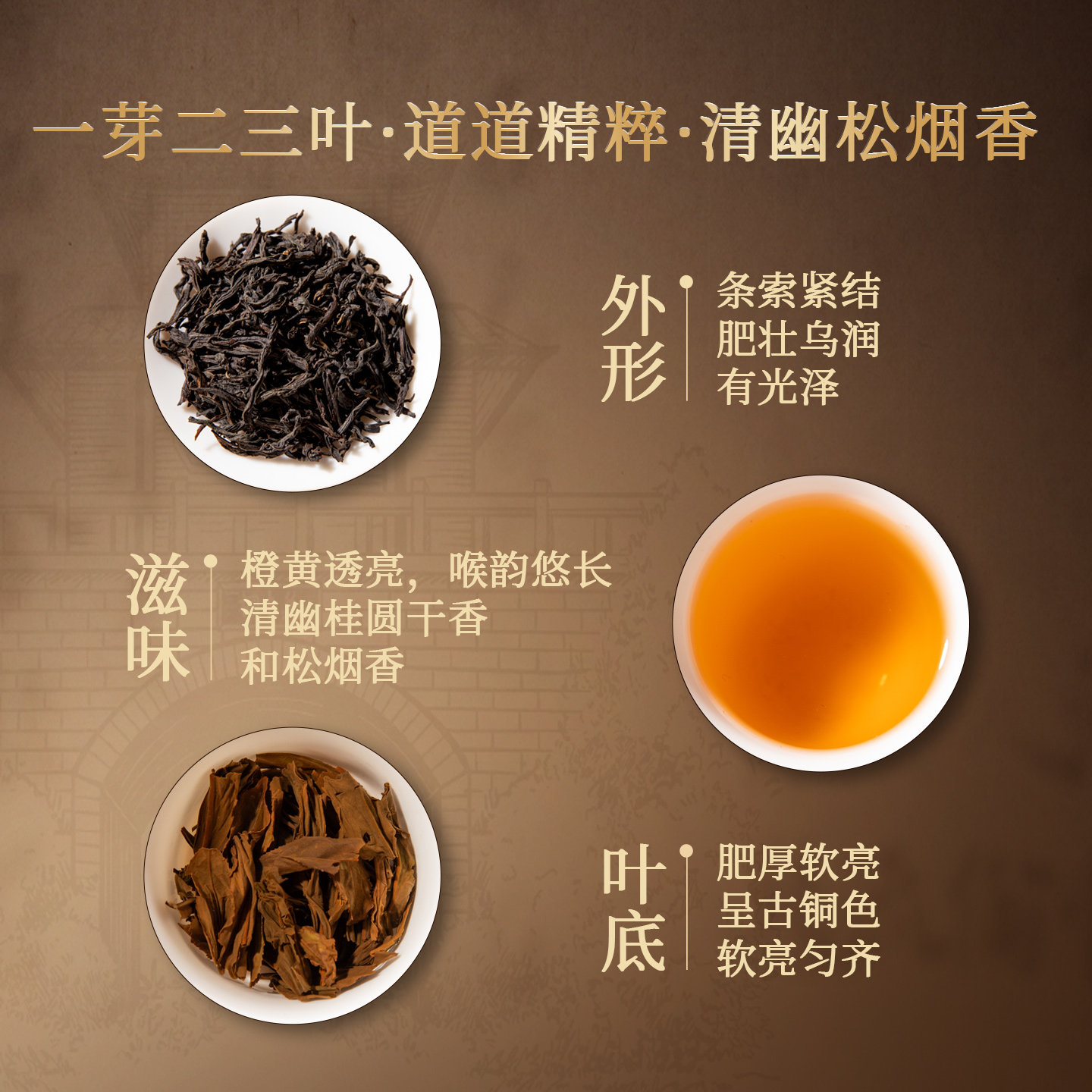 正山堂特级正山小种红茶叶特级桐木关正宗传统罐装礼盒装送礼长辈 - 图1