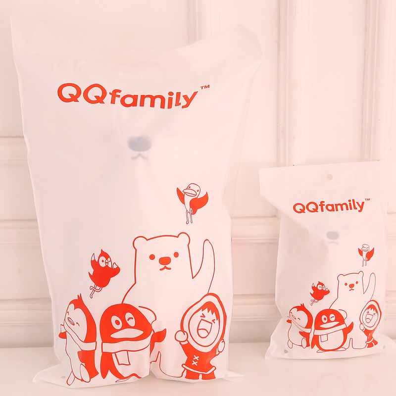 正版腾讯QQfamily 企鹅公仔开心麻花同款毛绒玩具qq玩偶白熊礼物 - 图2